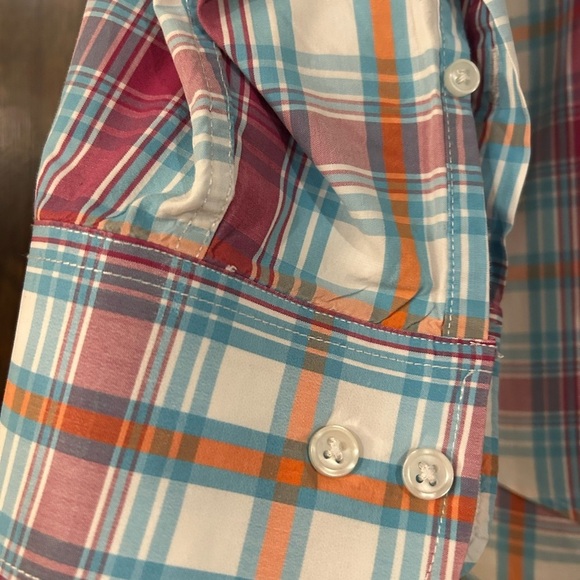 Club Room Red and Blue Button Down Shirt - Picture 7 of 15